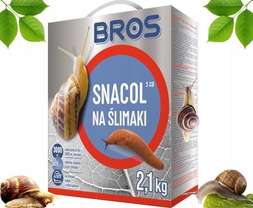 bros - snacol 3gb zwalcza ślimaki 2,1kg na Arena.pl