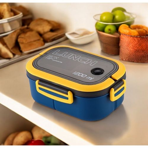 śniadaniówka lunch box ze sztućcami 21 x 14,5 x 8cm granat pjm44gran na Arena.pl