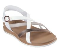 Skechers damskie sandały BOBS Desert Kiss Low - Peak Rank 114709-WHT 36,5