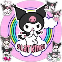 OPŁATEK NA TORT 30CM - KURO.MI MELODY HEL.LO + IMIĘ + GRATIS! 24CM 26CM