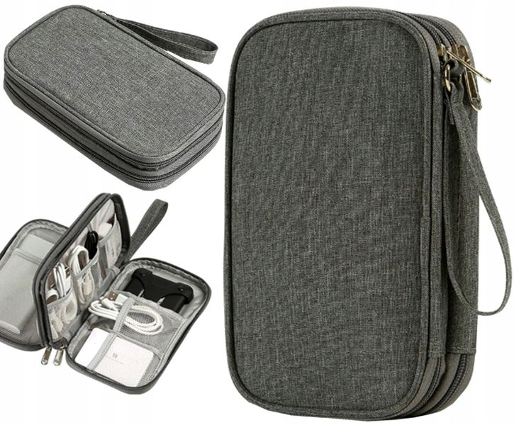 Organizer Na Ładowarki Na Kable Etui Podróżne Usb zdjęcie 2