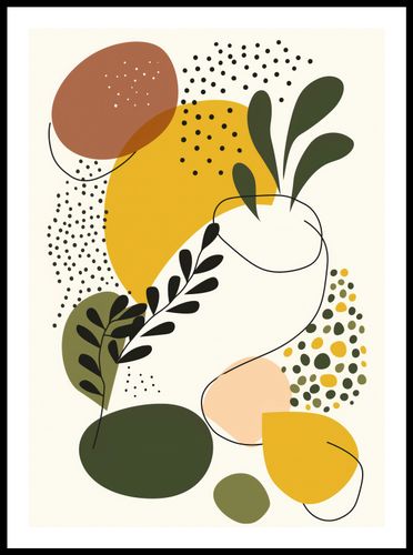 Plakat 50x70cm Botaniczne Impresje na Arena.pl