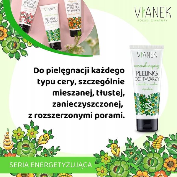 VIANEK Normalizujący peeling do twarzy zdjęcie 6