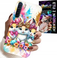 ETUI DO OPPO A91 - KRÓLICZKI, ŚWIĄTECZNE, KRÓLIK, WIELKANOC