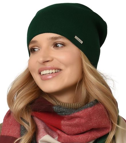 Damska CZAPKA jesienna modny styl podpinana POLSKI PRODUCENT zimowa UNI V3 na Arena.pl