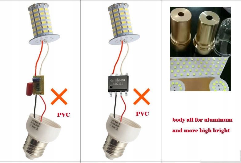 ŻARÓWKA DIODOWA E27 CORN LED 12W CIEPŁA W-WA zdjęcie 9