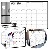 kalendarz magnetyczny planer na lodówke organizer notatnik do zadań 42x32cm