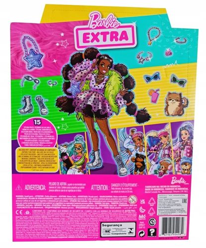 BARBIE EXTRA MODA - LALKA - OPASKA DO WŁOSÓW BOBBLE - GRN27 GXF10 na Arena.pl