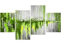 OBRAZ GREEN WATERFALL ZIELONY WODOSPAD