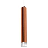 LAMPA wisząca COPPER ML984 Milagro metalowa OPRAWA zwis LED 5W 4000K tuba sopel miedziany