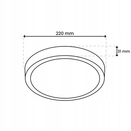 Panel LED 18W PLAFON NATYNKOWY OKRĄGŁY MOCNY LAMPA SUFITOWA OPRAWA ŚCIENNA na Arena.pl