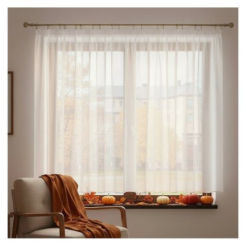 Firanka Dunnet 400 x 140 cm DomoweTekstylia | WN301D 414 na Arena.pl