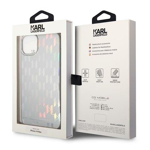 Etui Karl Lagerfeld do iPhone 15 Plus, iPhone 14 Plus, Srebrny na Arena.pl