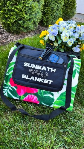 KOC piknikowy SUN PRO 200x200cm IZOLACJA PLAŻOWY z uchwytem PASEK ŚLEDZIE na Arena.pl