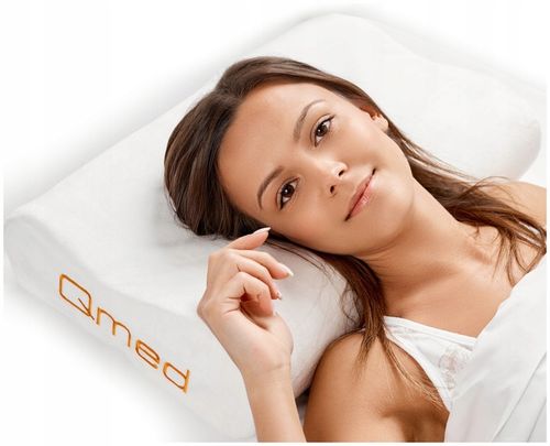 Poduszka Ortopedyczna do spania AntiSnoring na chrapanie Profilowana Qmed na Arena.pl