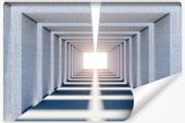 Fototapeta Do salonu Nowoczesny BETONOWY Tunel Efekt 3D 400cm x 280cm