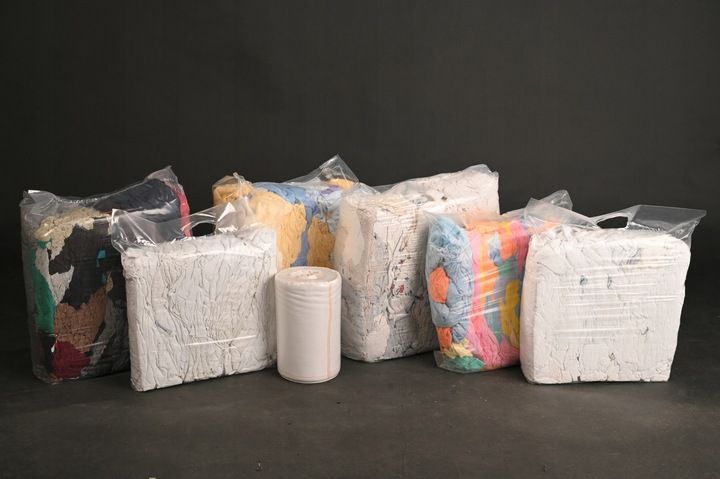 CZYŚCIWO BAWEŁNIANE PRZEMYSŁOWE BIAŁE RĘCZNIK CIĘTE SZMATKI 4 KG zdjęcie 4