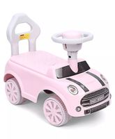 JEŹDZIK MINI COOPER CHODZIK PCHACZ KLAKSON RÓŻOWY DLA DZIECKA, DZIEWCZYNKI
