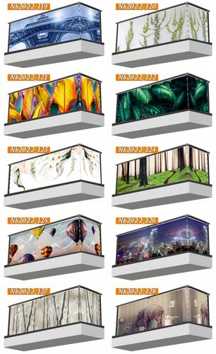 Osłona na balkon Mata balkonowa DEKORACJA ochronna deski drewno na Arena.pl