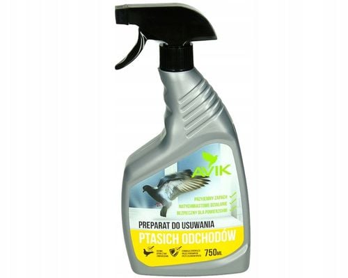 ŚRODEK DO USUWANIA PTASICH ODCHODÓW PREPARAT AVIK 750ML CYTRUSOWY na Arena.pl