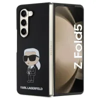 Etui Karl Lagerfeld Silicone Ikonik do Samsung Galaxy Z Fold 5 - czarne