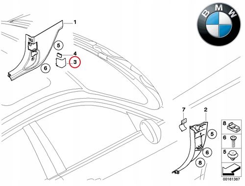 OE BMW OSŁONA WTYCZKI OBD BMW 3 E90 E91 E92 E93 na Arena.pl