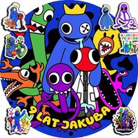 OPŁATEK NA TORT 30CM - RAINBOW FRIENDS + IMIĘ + GRATIS! 24CM 26CM