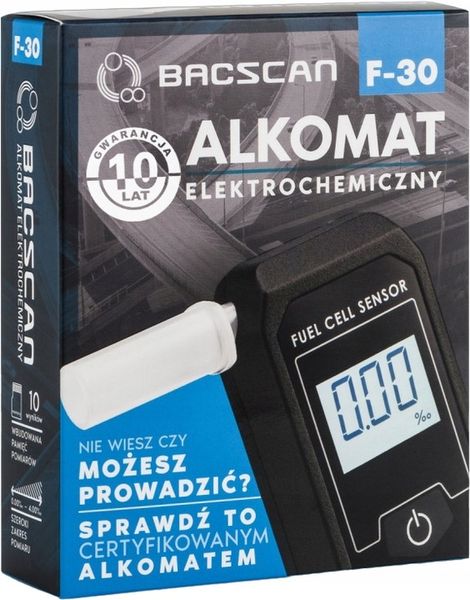 Alkomat BACSCAN F30 + kalibracje + pokrowiec zdjęcie 13