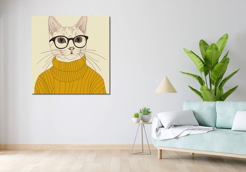 Obraz 100x100cm Intelektualista na Arena.pl