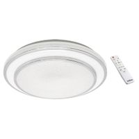 Nowoczesny plafon Gloria z pilotem LED 48W 3000-6000K IP44 chrom