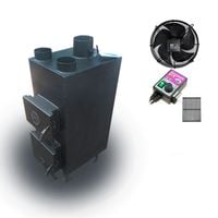 Piec nadmuchowy PN1 15kW KOZA z nadmuchem + dmuchawa + Sterownik do