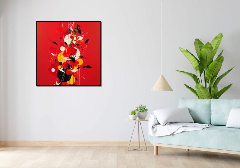 Plakat 90x90cm Melodyjna Barwa zdjęcie 4
