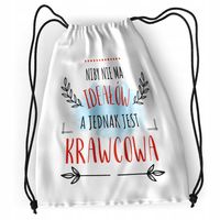 Plecak Dla Krawcowej Sportowy Szkolny Worek Torba Z Nadrukiem Ze Zdjęciem
