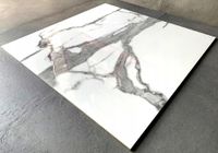 BIAŁY MARMUR POLEROWANY 80X80 NEPTUNE STATUARIO gI