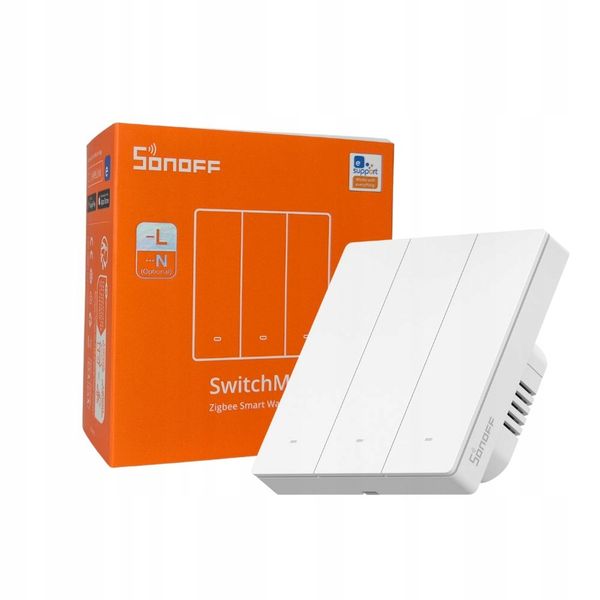 Sonoff ZBM5-3C-86W Inteligentny Przełącznik Ścienny ZigBee 3-Kanałowy Smart zdjęcie 5