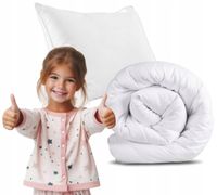 Kołdra Całoroczna Antyalergiczna 160x200 + Poduszka 70x80 Ciepła Miękka