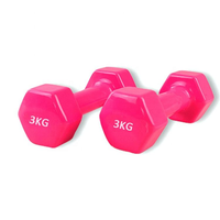 Hantelka 3 kg X-sport różowy