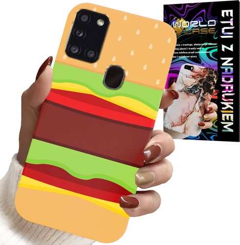 ETUI DO SAMSUNG GALAXY A21s - CASE BURGER CHEESEBURGER OBUDOWA PREZENT na Arena.pl