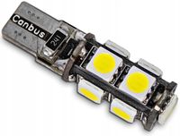 ŻARÓWKA W5W T10 9 LED CANBUS ŻARÓWKI BIAŁE MOCNE
