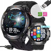 SMARTWATCH MĘSKI GPS MENU PL WODOODPORNY SPORT SMART WATCH ROZMOWY PULS BP