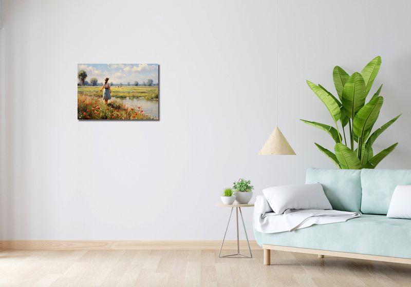 Obraz 60x40cm Wiejski Spokój zdjęcie 2