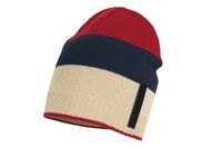 Jamiks BILLY czapka na wiosnę dla chłopca czerwony-granat 50-52