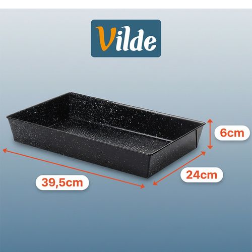 Forma do pieczenia granitowa 39,5x24x6 cm na Arena.pl