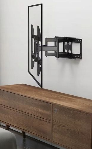 Solidny stalowy regulowany uchwyt ścienny do telewizora TV LCD EXTRA MOCNY na Arena.pl