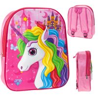 PLECAK 7L SZKOLNY PRZEDSZKOLNY JEDNOROŻEC różowy DO przedszkola dla dzieci