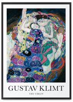 Plakat gustav klimt obrazy 30x40 cm w czarnej ramie