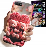 ETUI DO HUAWEI Y6 2018 - RODZINKA RÓŻANYCH MISIÓW SERCE + SZKŁO