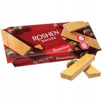 Wafelki z nadzieniem orzechowym Roshen 216 g