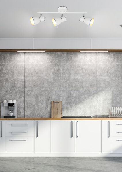 Fido listwa 3x40W E14 biały+chrom zdjęcie 2