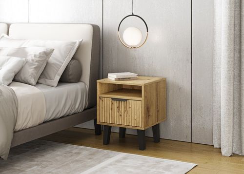 Szafka nocna Scandi 1S SLIM DĄB ARTISAN na Arena.pl